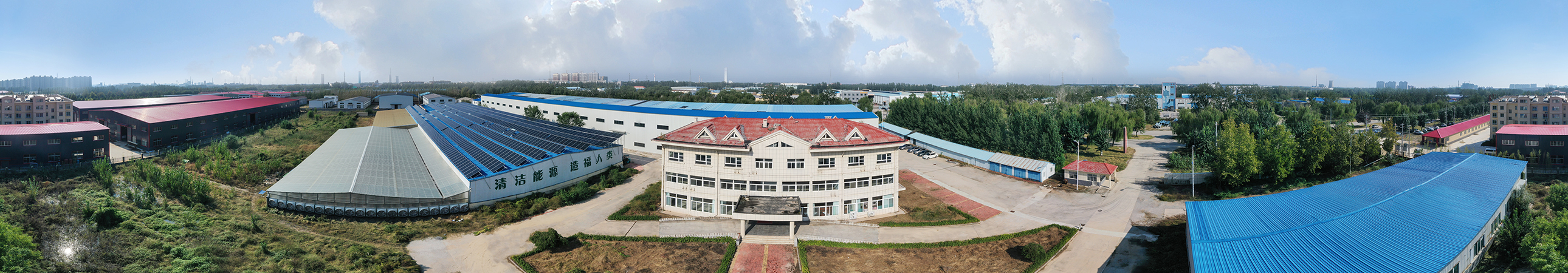 Panoramic view of Chunyang pulp packaging manufacturing plant