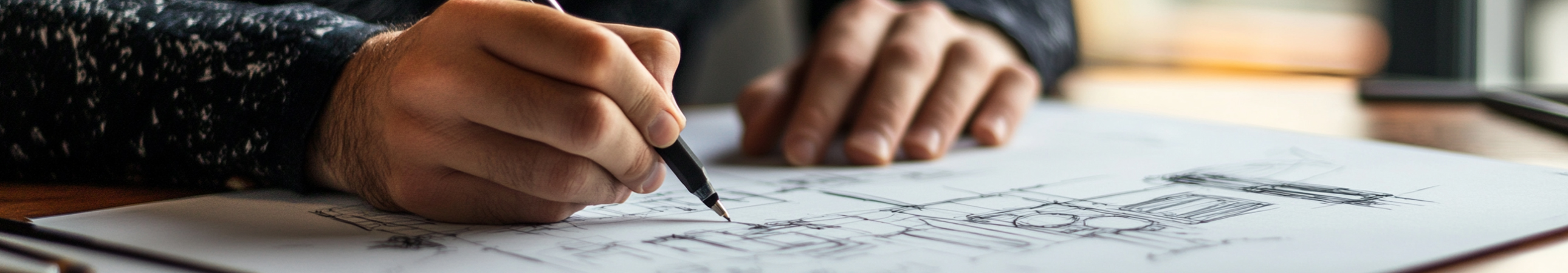 Technical drawing for custom molded pulp packaging design