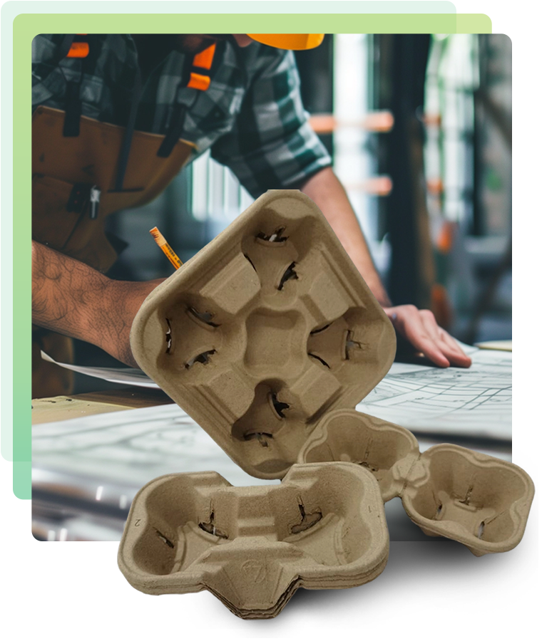 Professional design process for custom pulp packaging solutions